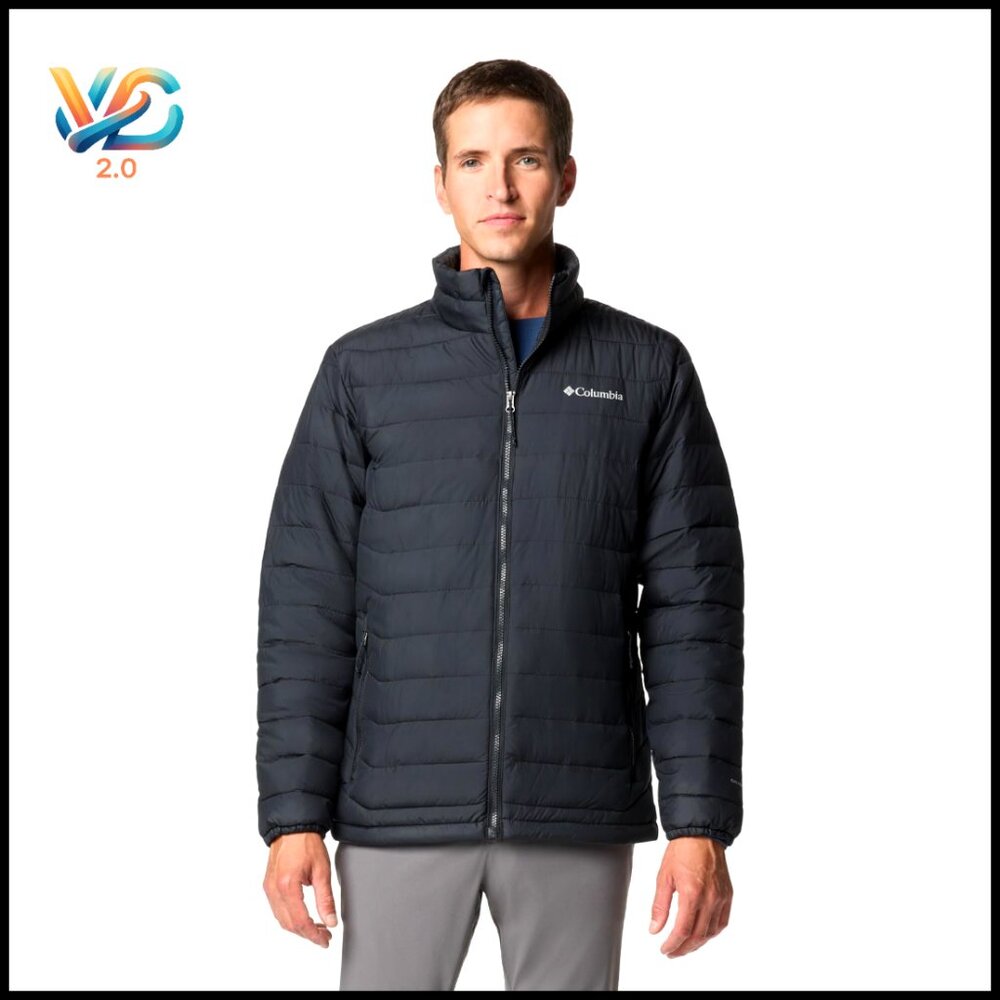 Lightweight Insulated Performance Jacket For Men, Active Fit, Water Repellent